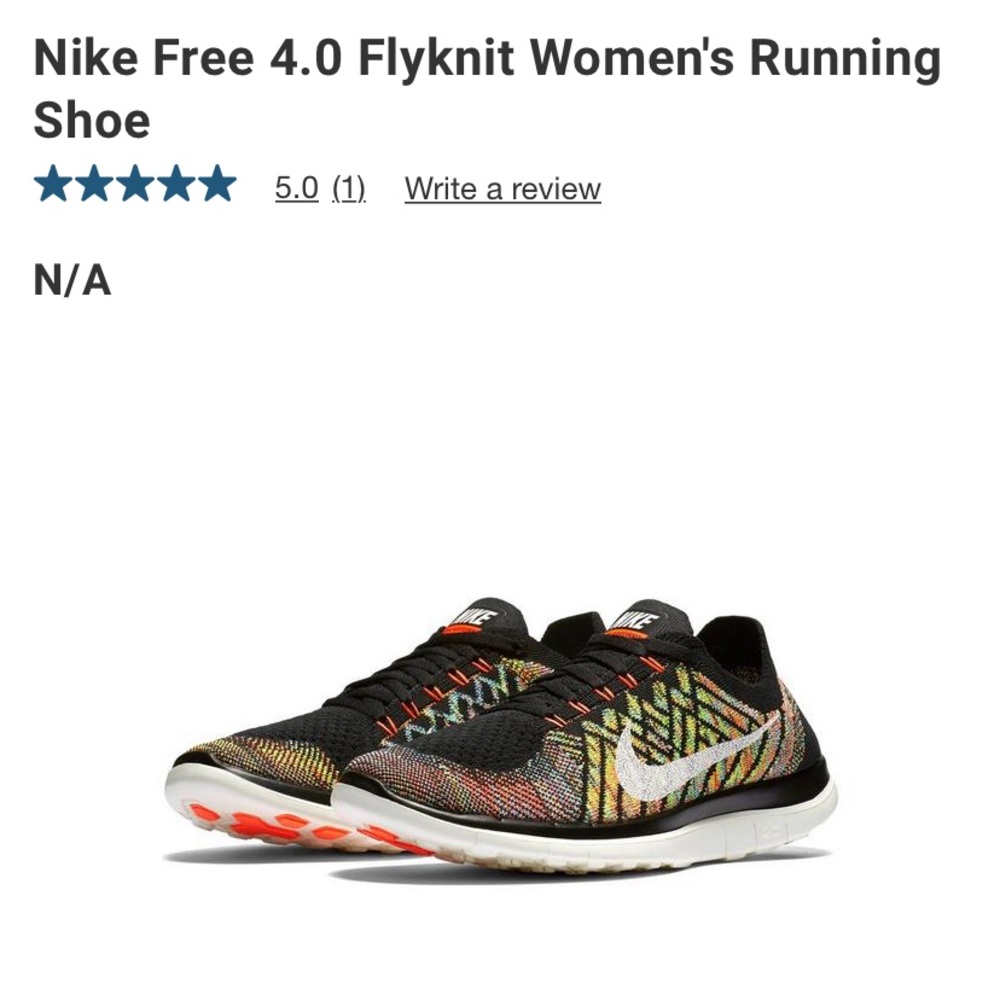Womens Nike Free Run 4.0 Fly Knit  sneakers